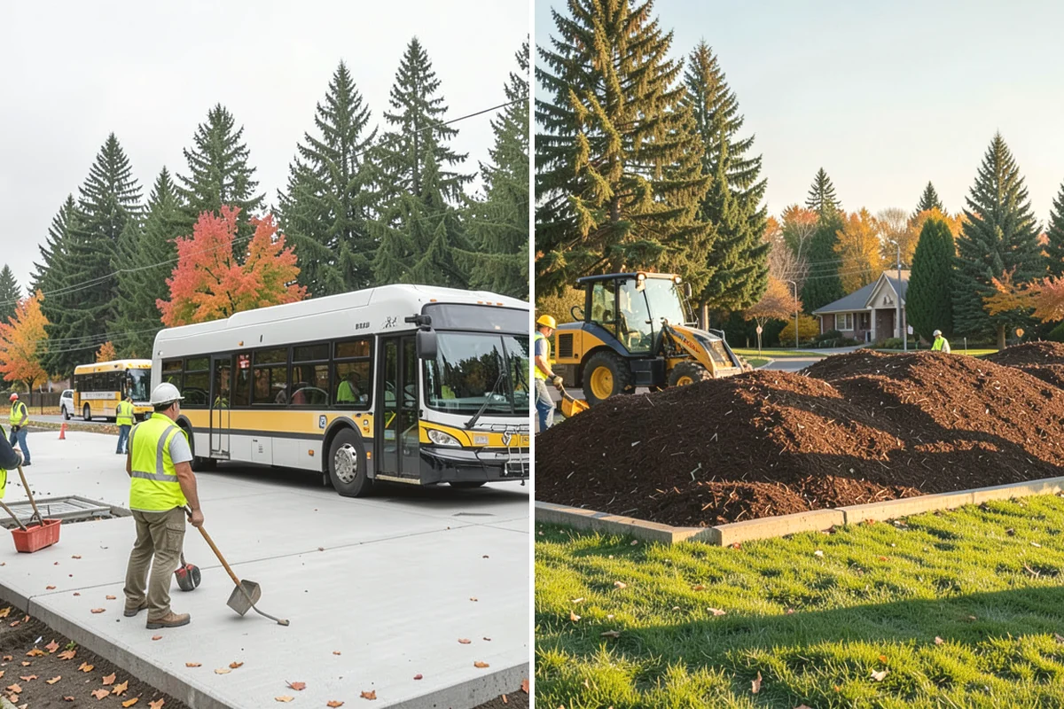 Municipal Shelter Construction in Mercer Island, King County, WA - Foundation and pad design with site drainage review