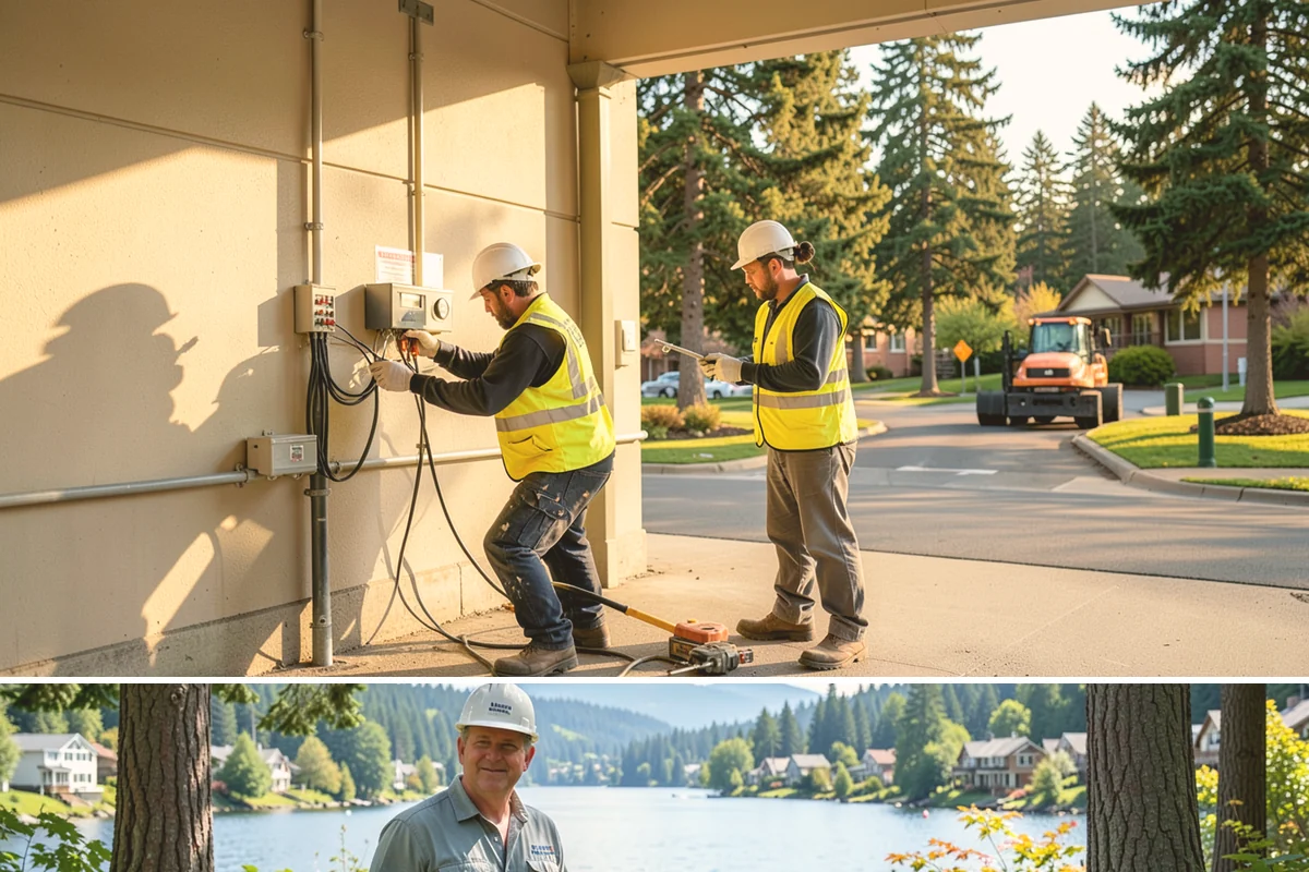Municipal Shelter Construction in Milton, King County, WA - Dry-season scheduling protects slab pours and framing from the delays wet weather imposes on structural work.