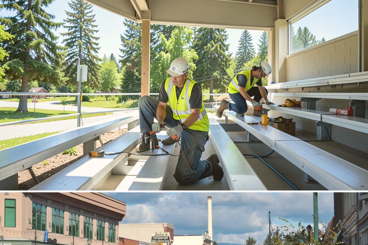 Municipal Shelter Construction in Monroe, Snohomish County, WA - Dry-season scheduling protects slab pours and framing from the delays wet weather imposes on structural work.
