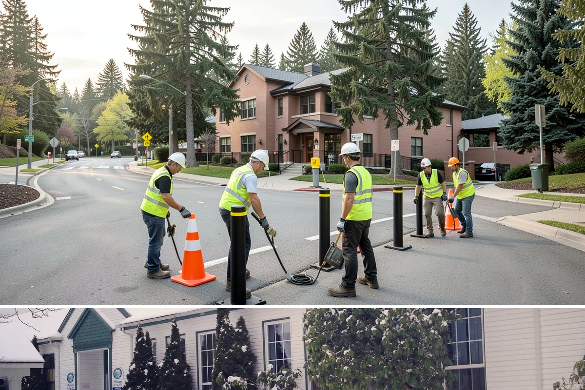 Municipal Shelter Construction in Pacific, King County, WA - Dry-season scheduling protects slab pours and framing from the delays wet weather imposes on structural work.
