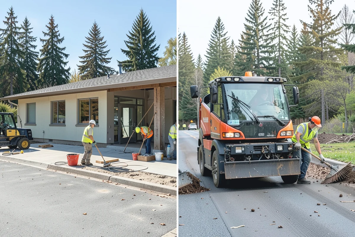 Municipal Shelter Construction in Redmond, King County, WA - Foundation and pad design with site drainage review