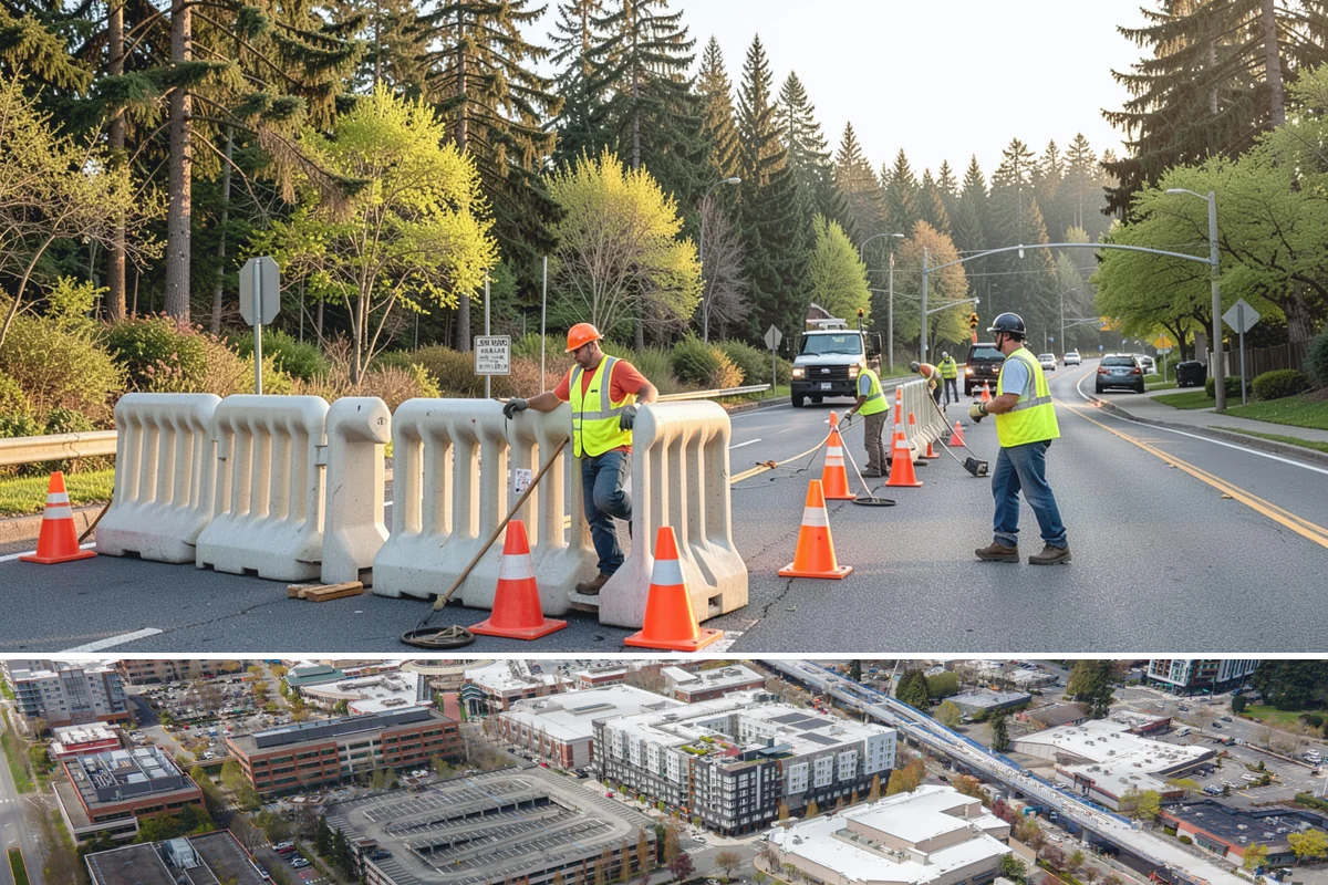 Municipal Shelter Construction in Redmond, King County, WA - Dry-season scheduling protects slab pours and framing from the delays wet weather imposes on structural work.