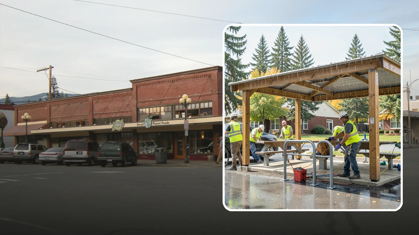 Municipal Shelter Construction in Sedro-Woolley, Skagit County, WA - Construct picnic shelters, pavilions, and covered structures that expand usable public gathering space year-round.