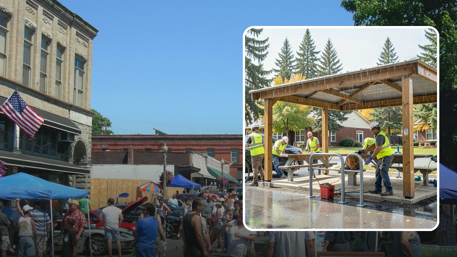 Municipal Shelter Construction in Snohomish, Snohomish County, WA - Construct picnic shelters, pavilions, and covered structures that expand usable public gathering space year-round.