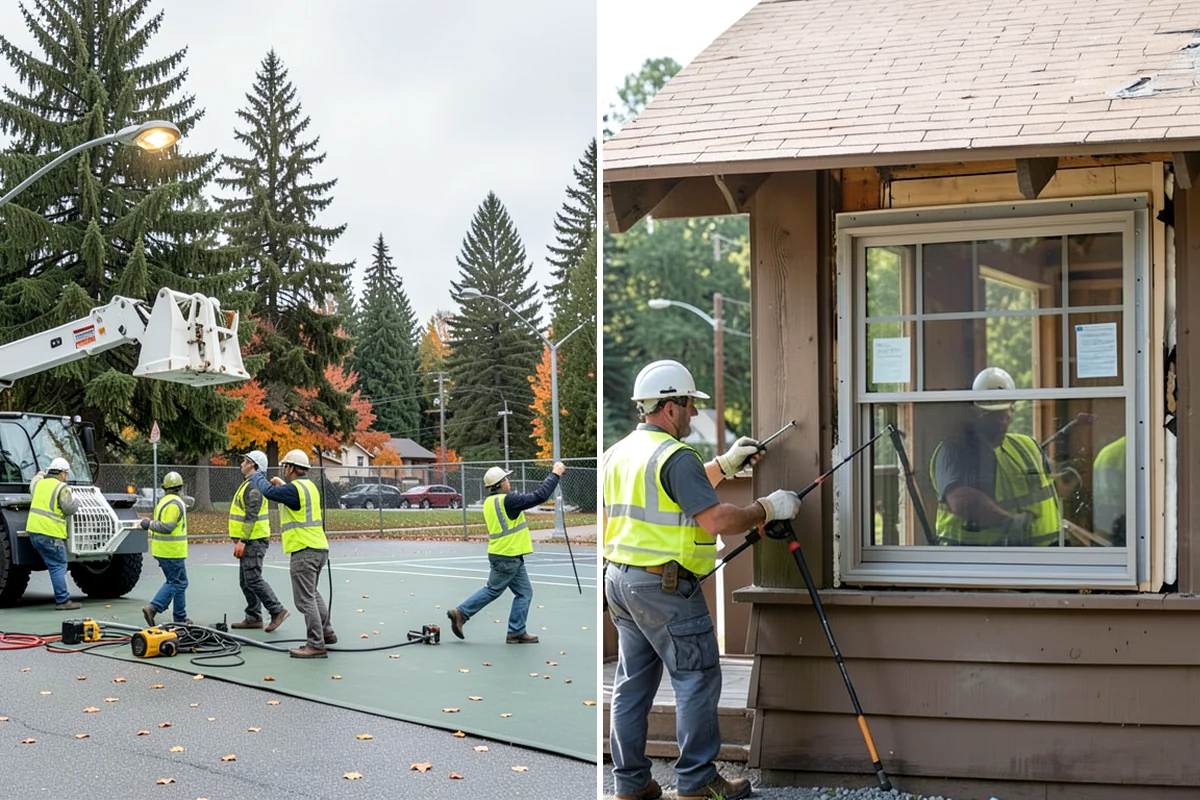 Municipal Shelter Construction in Snoqualmie, King County, WA - Foundation and pad design with site drainage review