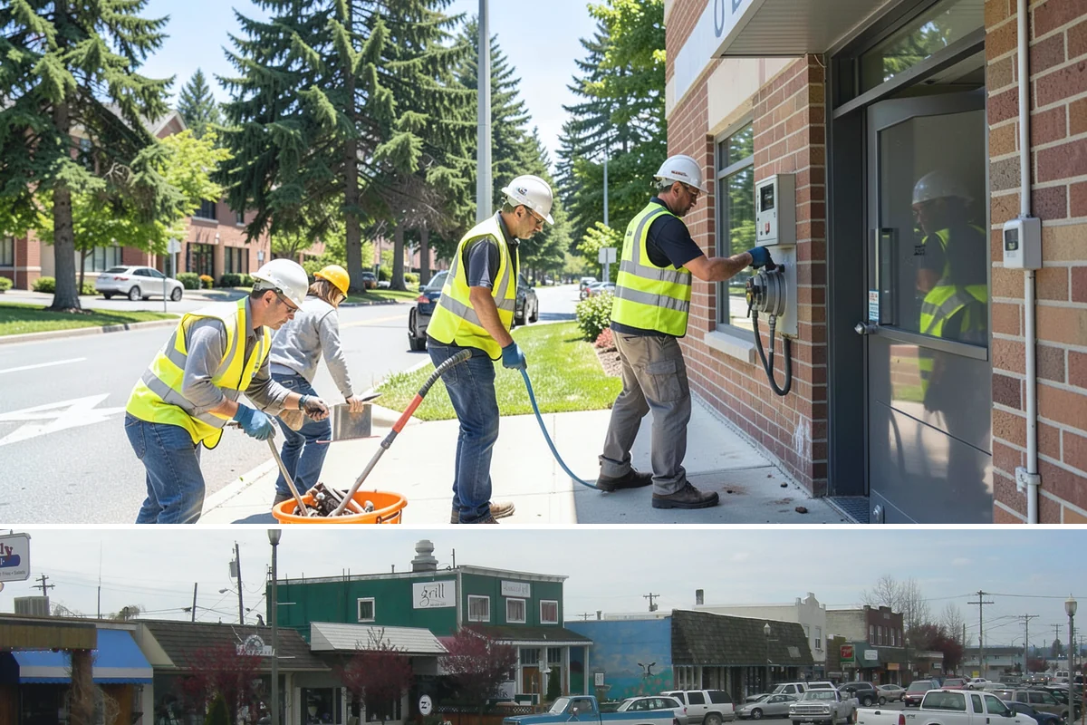 Municipal Shelter Construction in Stanwood, Snohomish County, WA - Dry-season scheduling protects slab pours and framing from the delays wet weather imposes on structural work.