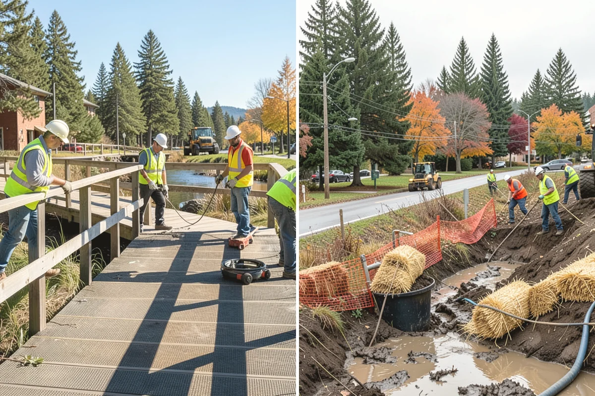 Municipal Shelter Construction in Tacoma, Pierce County, WA - Foundation and pad design with site drainage review