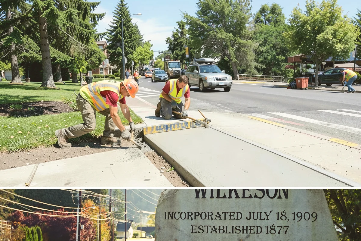 Municipal Shelter Construction in Wilkeson, Pierce County, WA - Dry-season scheduling protects slab pours and framing from the delays wet weather imposes on structural work.