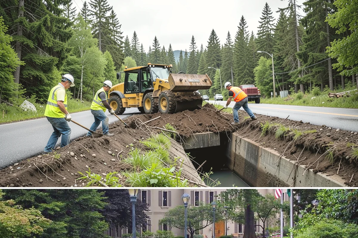 Municipal Shelter Construction in Woodinville, King County, WA - Dry-season scheduling protects slab pours and framing from the delays wet weather imposes on structural work.