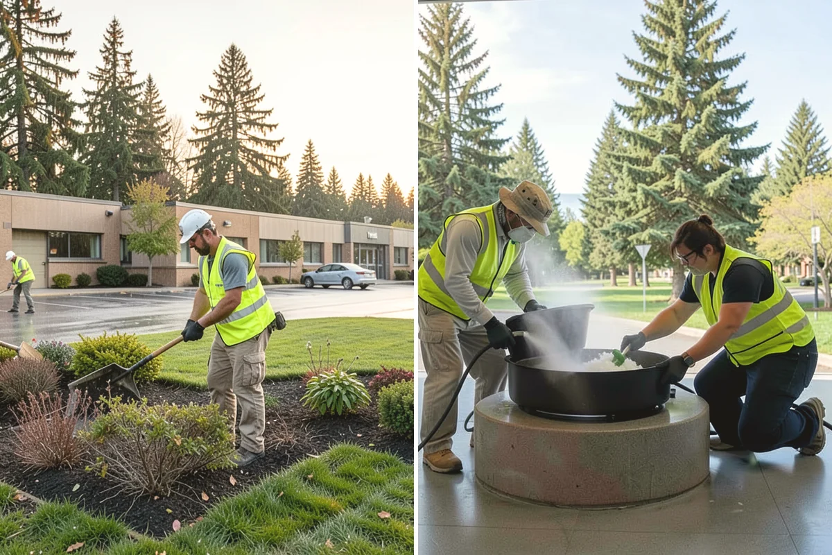 Municipal Sidewalk Cleaning in Anacortes, Skagit County, WA - We map priority walk segments and confirm a cleaning route