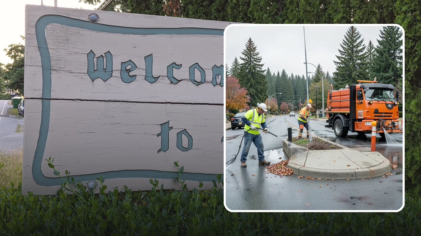 Municipal Sidewalk Cleaning in Brier, Snohomish County, WA - We pressure wash public sidewalks and walkways to remove gum, grime, and stains for Western Washington cities and business...