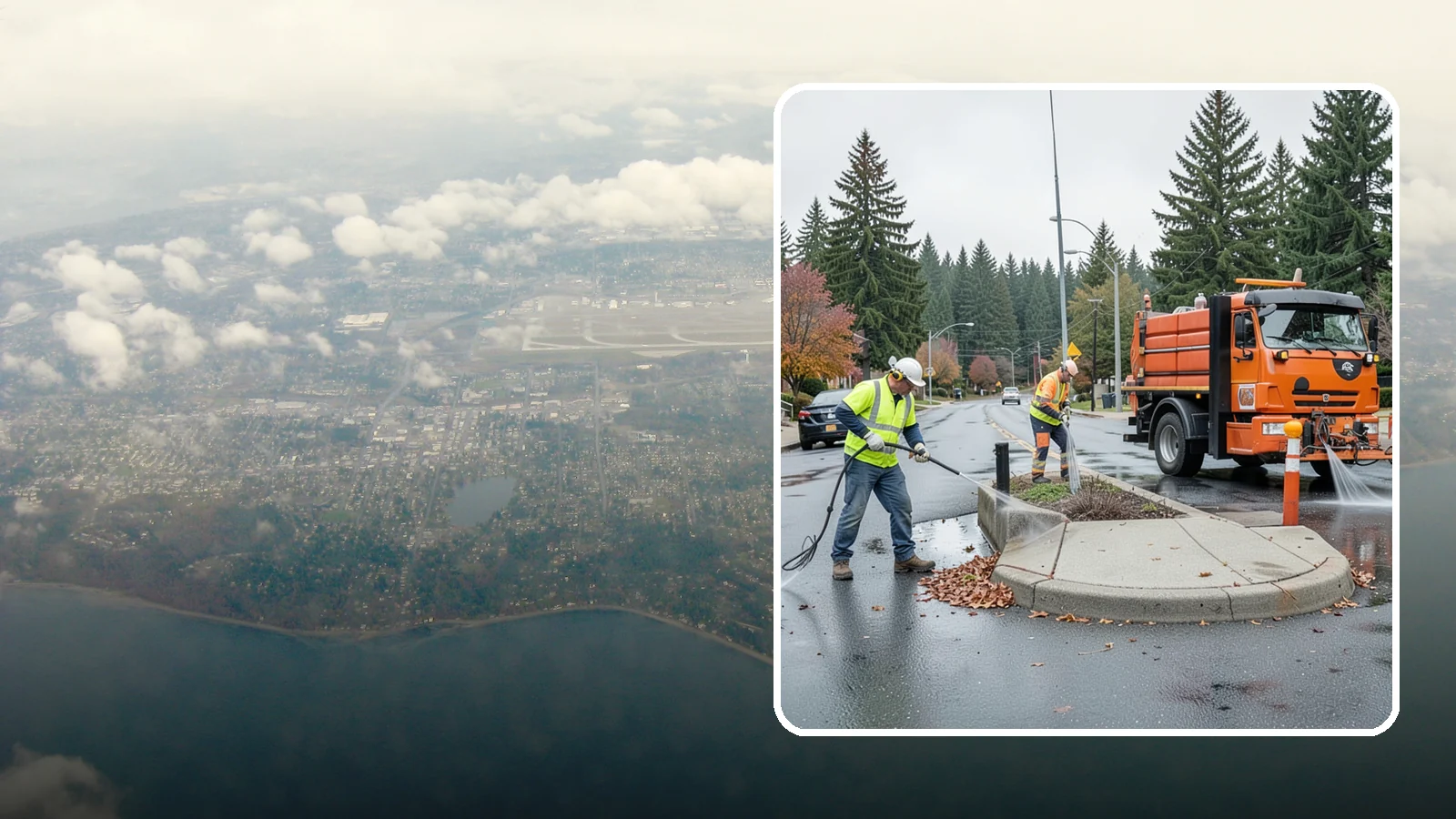 Municipal Sidewalk Cleaning in Burien, King County, WA - We pressure wash public sidewalks and walkways to remove gum, grime, and stains for Western Washington cities and business...
