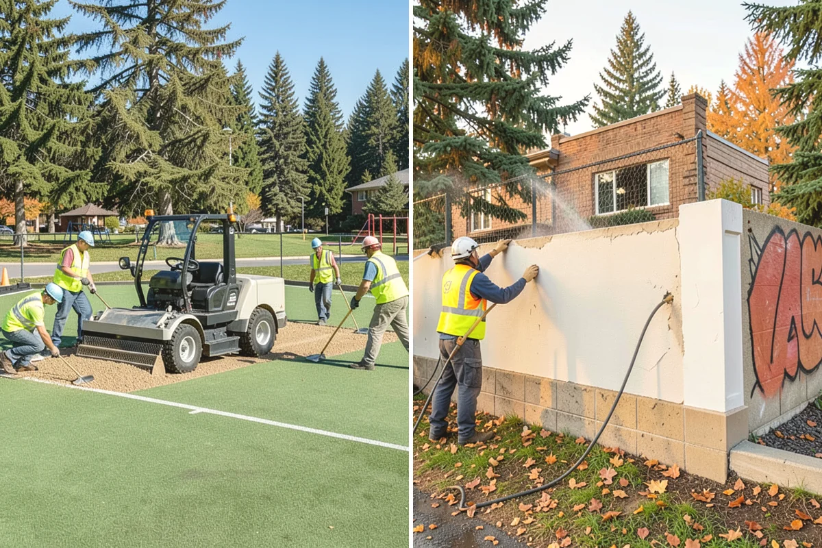 Municipal Sidewalk Cleaning in Burlington, Skagit County, WA - We map priority walk segments and confirm a cleaning route
