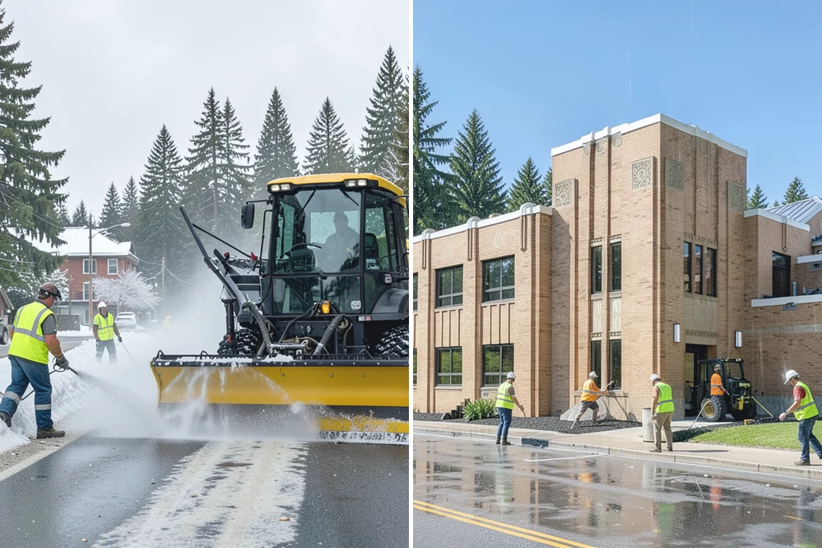 Municipal Sidewalk Cleaning in Darrington, Snohomish County, WA - We map priority walk segments and confirm a cleaning route