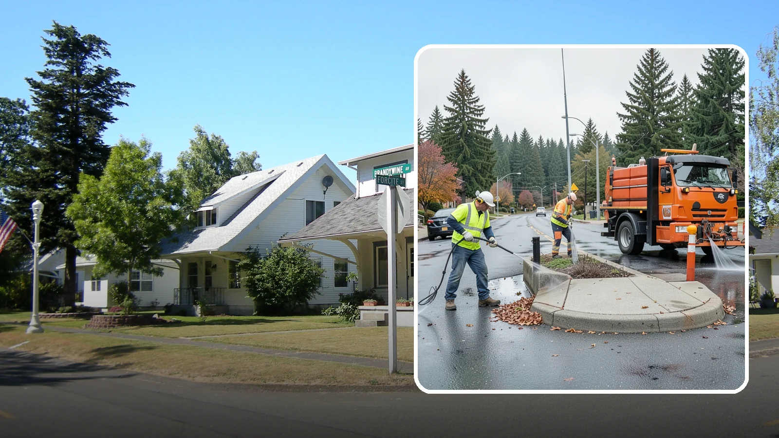 Municipal Sidewalk Cleaning in DuPont, Pierce County, WA - We pressure wash public sidewalks and walkways to remove gum, grime, and stains for Western Washington cities and business...