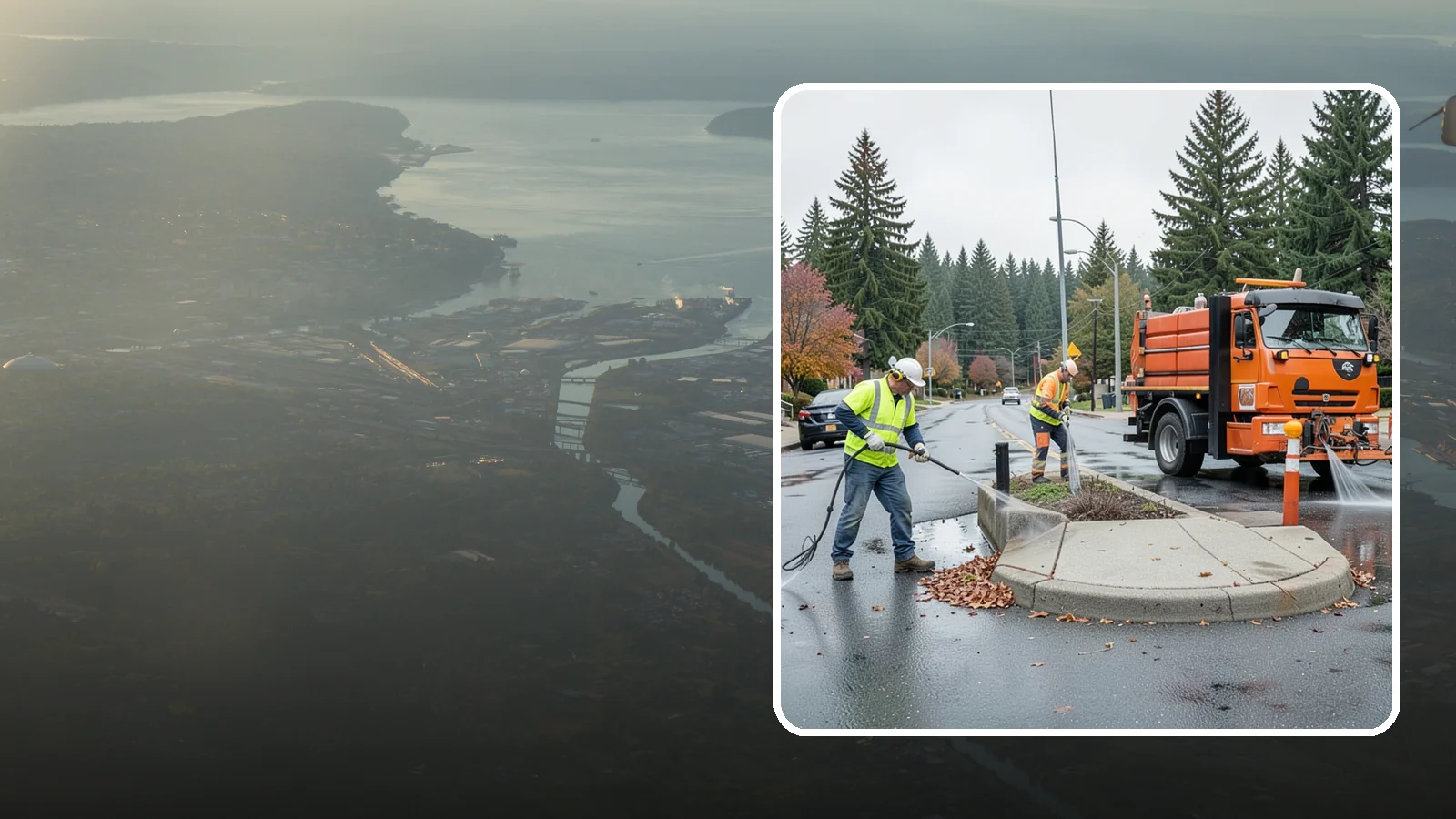 Municipal Sidewalk Cleaning in Fife, Pierce County, WA - We pressure wash public sidewalks and walkways to remove gum, grime, and stains for Western Washington cities and business...