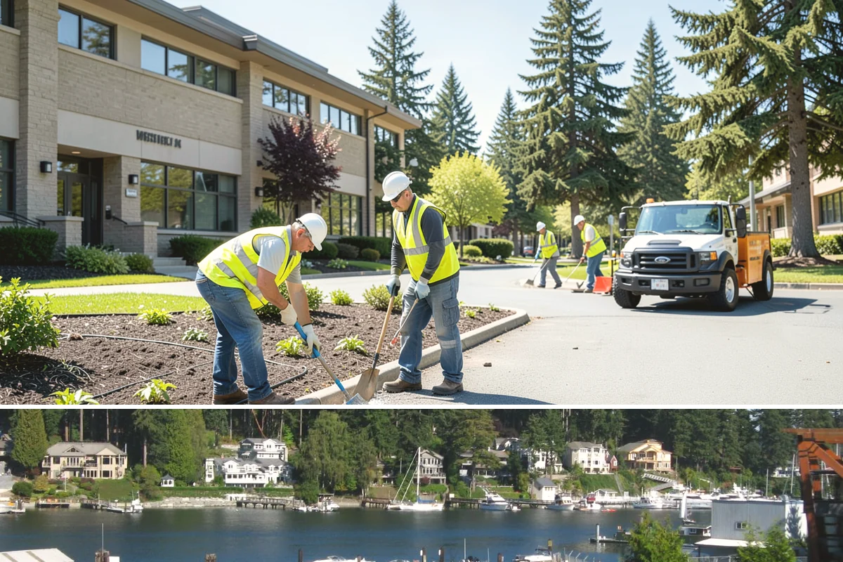 Municipal Sidewalk Cleaning in Gig Harbor, Pierce County, WA - Washing is most effective in the dry spring-through-fall months, with pre-event cleaning scheduled ahead of festivals and peak...