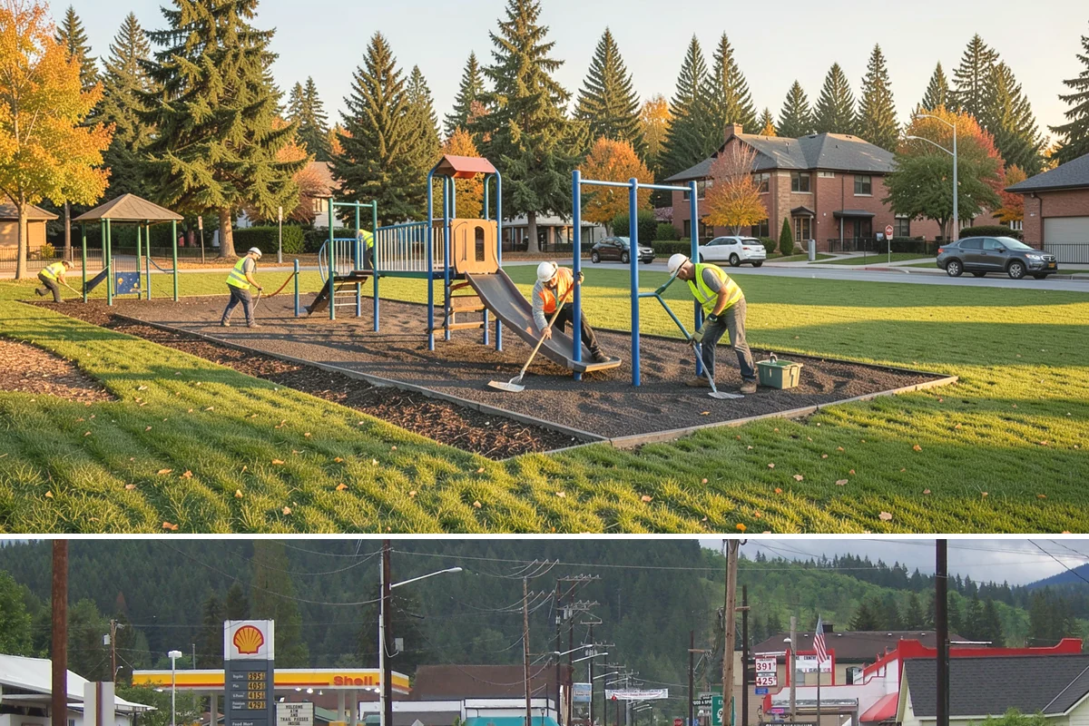 Municipal Sidewalk Cleaning in Granite Falls, Snohomish County, WA - Washing is most effective in the dry spring-through-fall months, with pre-event cleaning scheduled ahead of festivals and peak...