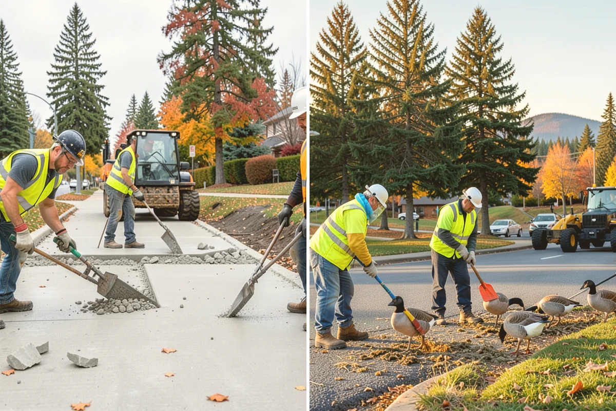 Municipal Sidewalk Cleaning in Kent, King County, WA - We map priority walk segments and confirm a cleaning route