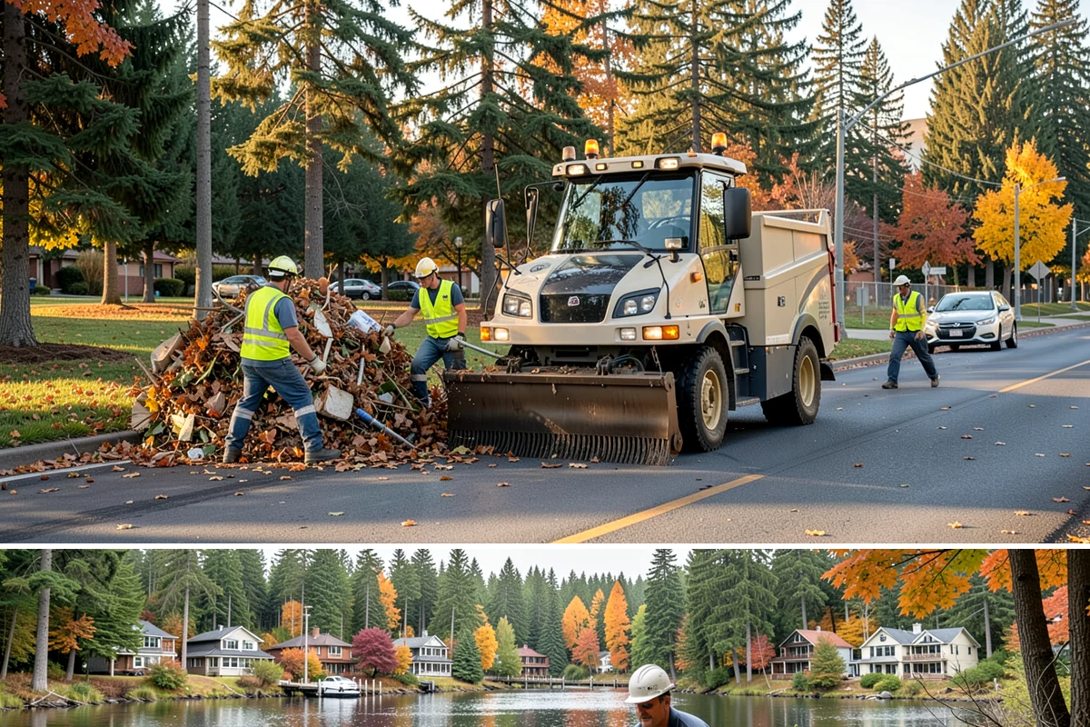 Municipal Sidewalk Cleaning in La Conner, Skagit County, WA - Washing is most effective in the dry spring-through-fall months, with pre-event cleaning scheduled ahead of festivals and peak...