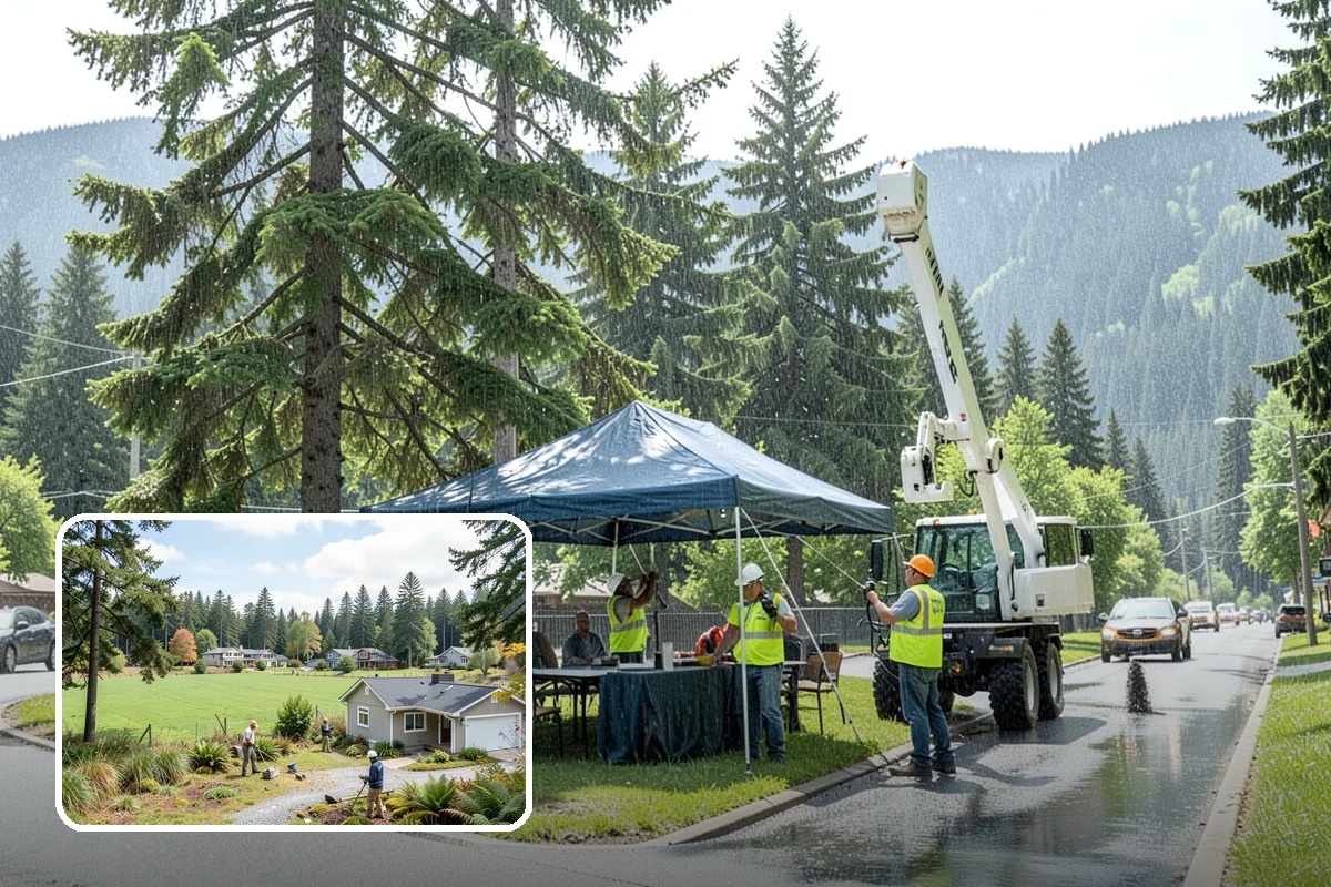 Municipal Sidewalk Cleaning in Lyman, Skagit County, WA - Surface cleaning removes slip hazards from gum and mildew