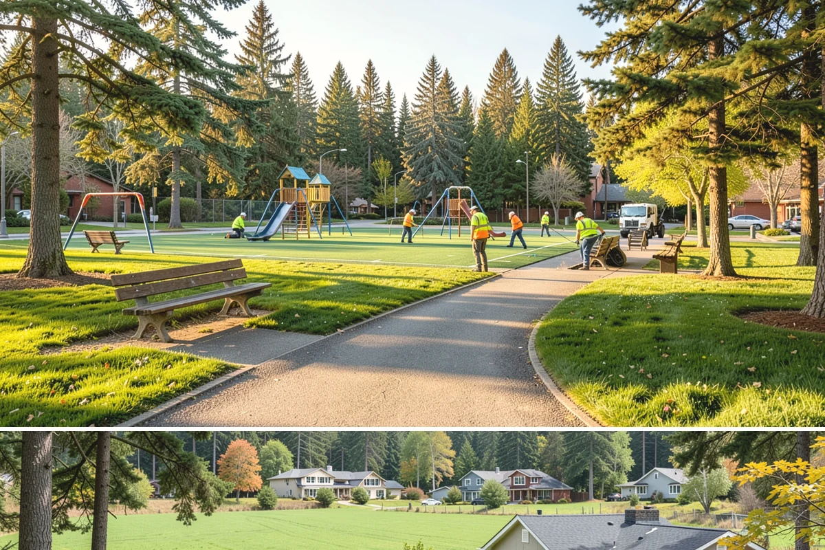 Municipal Sidewalk Cleaning in Lyman, Skagit County, WA - Washing is most effective in the dry spring-through-fall months, with pre-event cleaning scheduled ahead of festivals and peak...