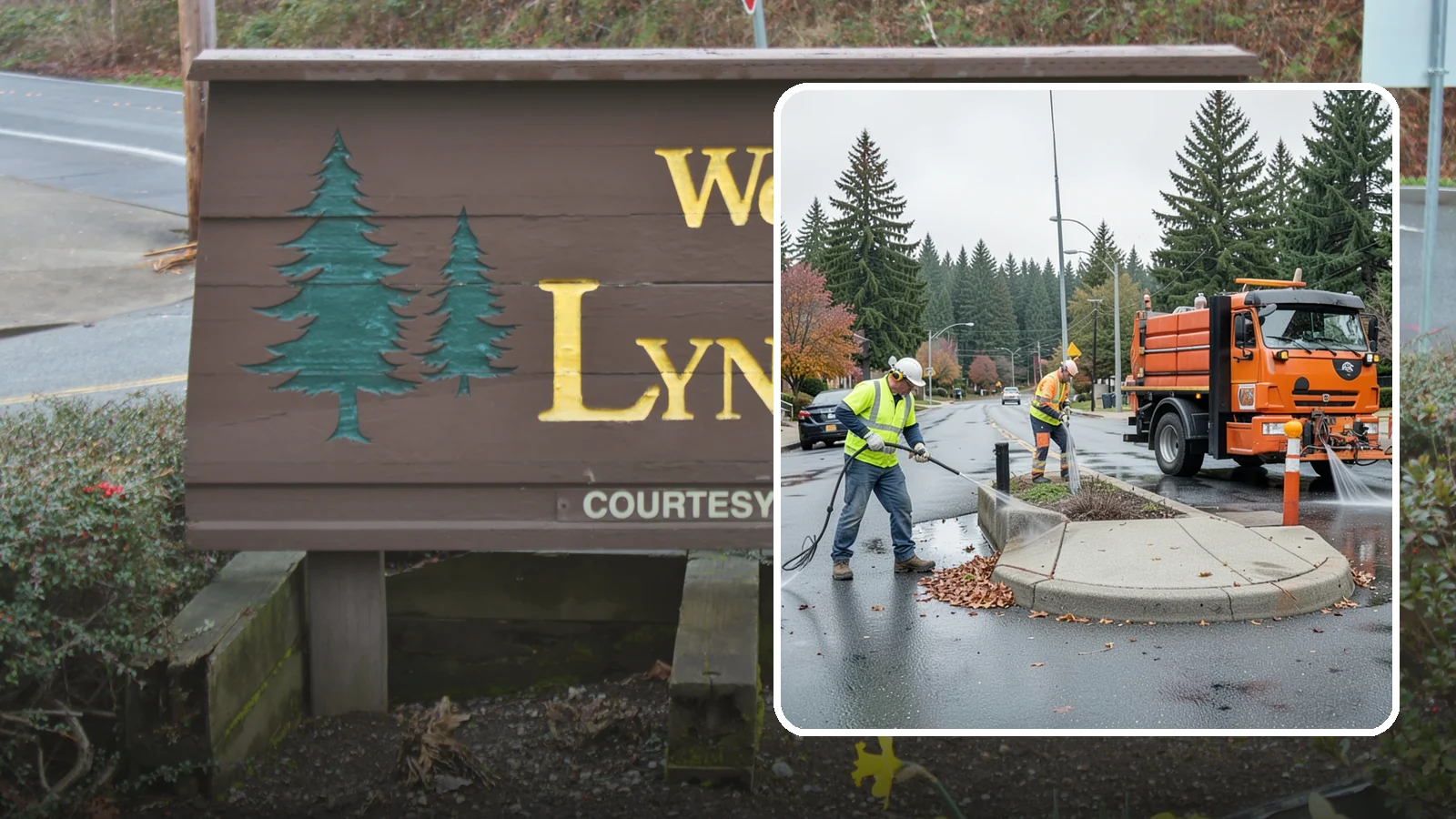 Municipal Sidewalk Cleaning in Lynnwood, Snohomish County, WA - We pressure wash public sidewalks and walkways to remove gum, grime, and stains for Western Washington cities and business...