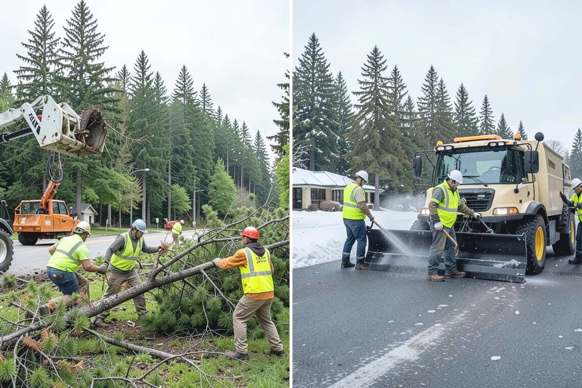 Municipal Sidewalk Cleaning in Medina, King County, WA - We map priority walk segments and confirm a cleaning route