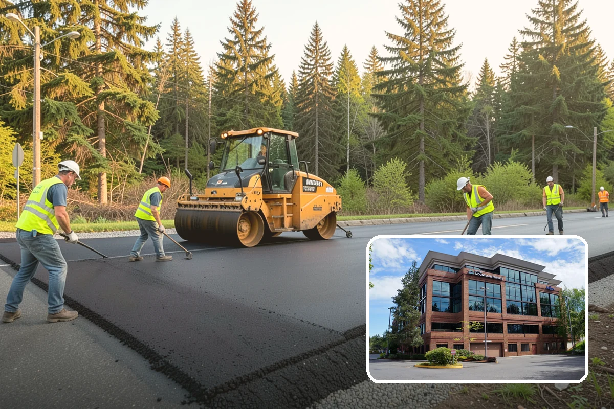 Municipal Sidewalk Cleaning in Mountlake Terrace, Snohomish County, WA - Surface cleaning removes slip hazards from gum and mildew