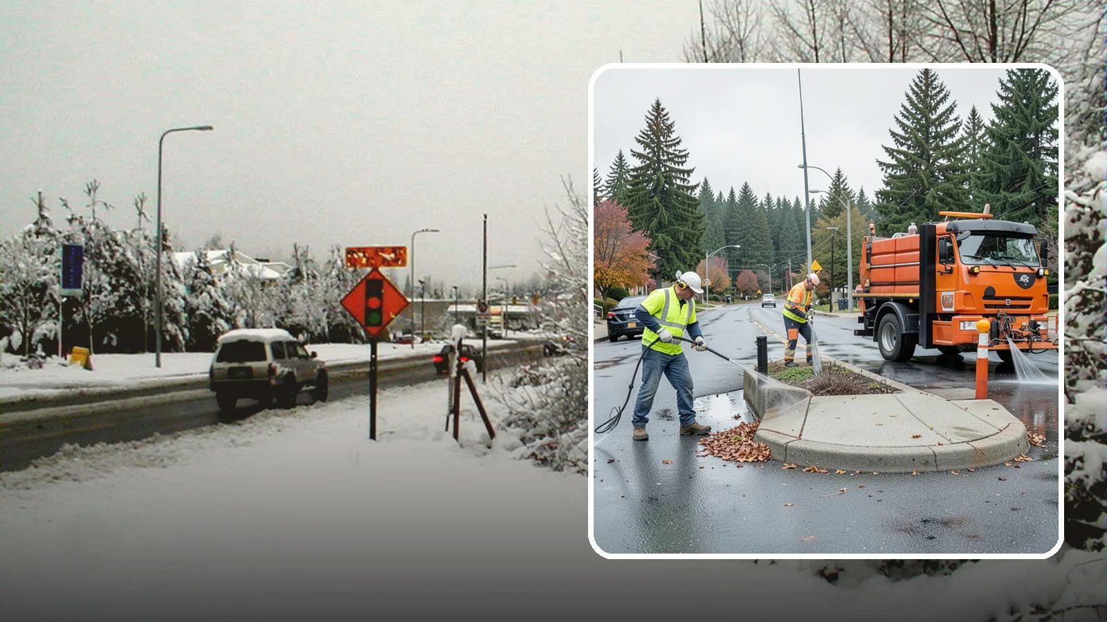 Municipal Sidewalk Cleaning in Newcastle, King County, WA - We pressure wash public sidewalks and walkways to remove gum, grime, and stains for Western Washington cities and business...