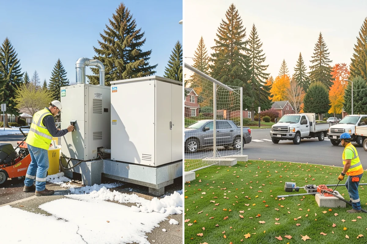 Municipal Sidewalk Cleaning in Newcastle, King County, WA - We map priority walk segments and confirm a cleaning route
