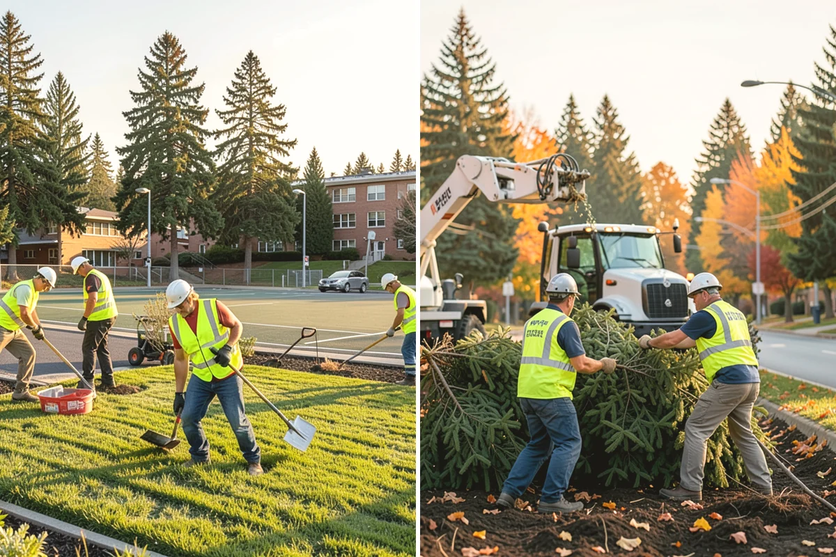 Municipal Sidewalk Cleaning in Oak Harbor, Island County, WA - We map priority walk segments and confirm a cleaning route
