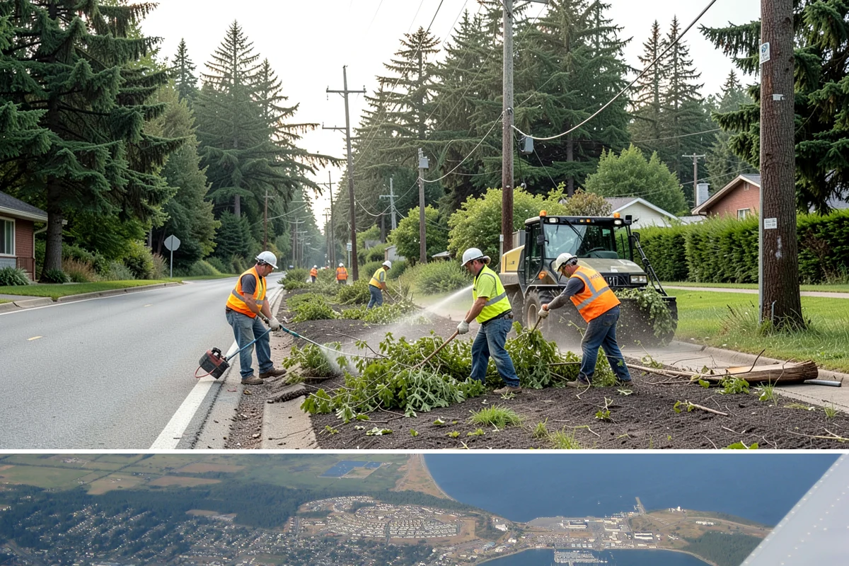 Municipal Sidewalk Cleaning in Oak Harbor, Island County, WA - Washing is most effective in the dry spring-through-fall months, with pre-event cleaning scheduled ahead of festivals and peak...