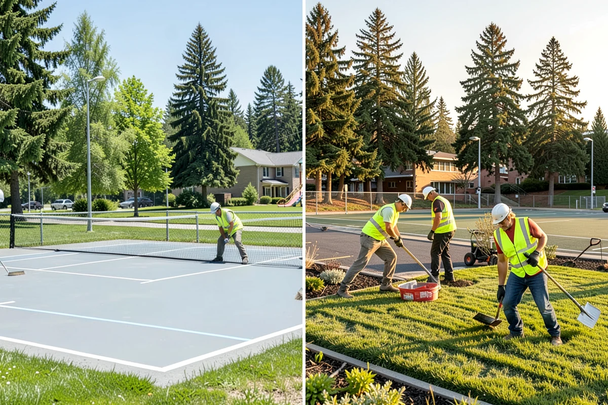 Municipal Sidewalk Cleaning in Puyallup, Pierce County, WA - We map priority walk segments and confirm a cleaning route