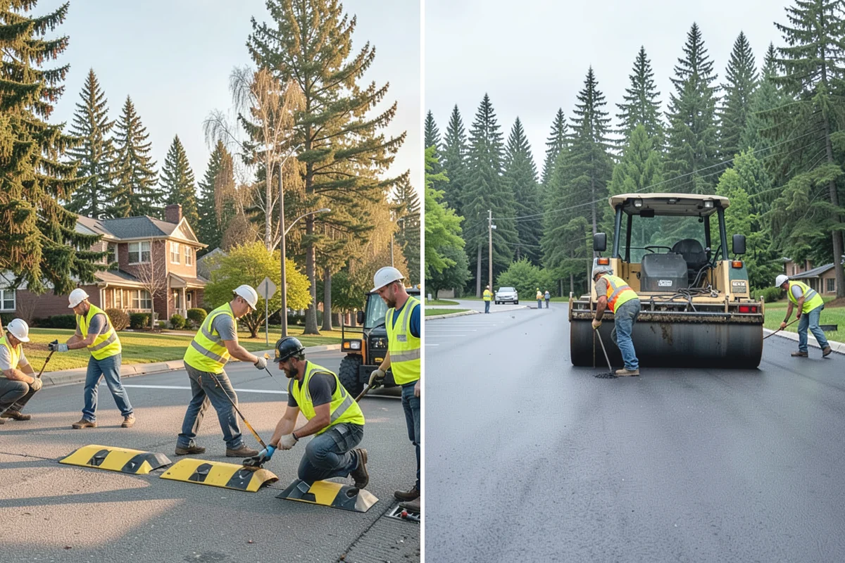 Municipal Sidewalk Cleaning in Redmond, King County, WA - We map priority walk segments and confirm a cleaning route