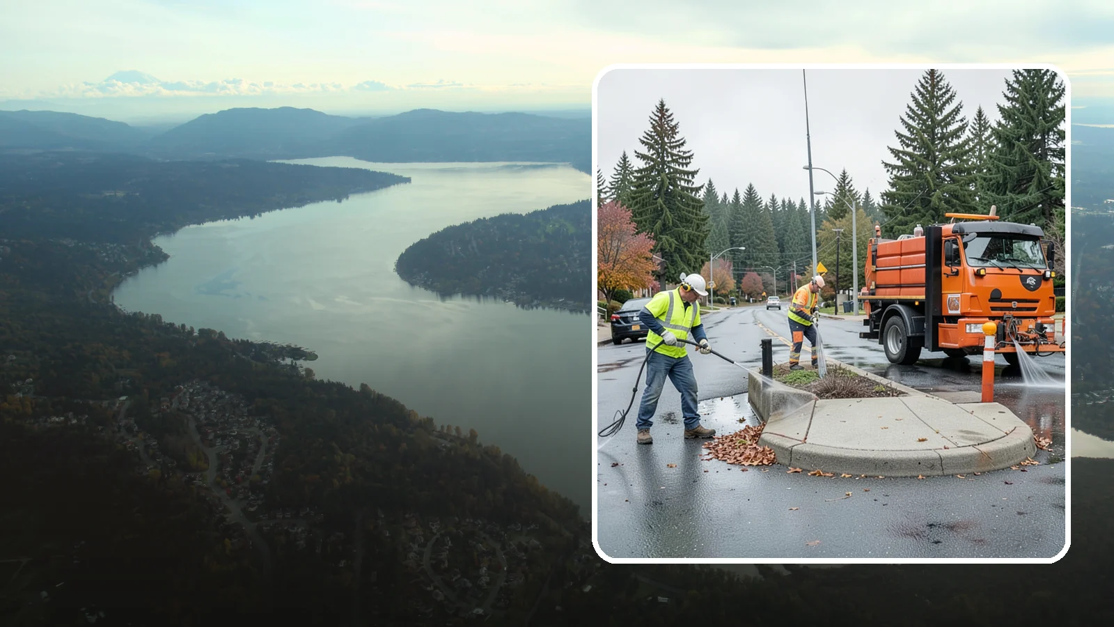 Municipal Sidewalk Cleaning in Sammamish, King County, WA - We pressure wash public sidewalks and walkways to remove gum, grime, and stains for Western Washington cities and business...