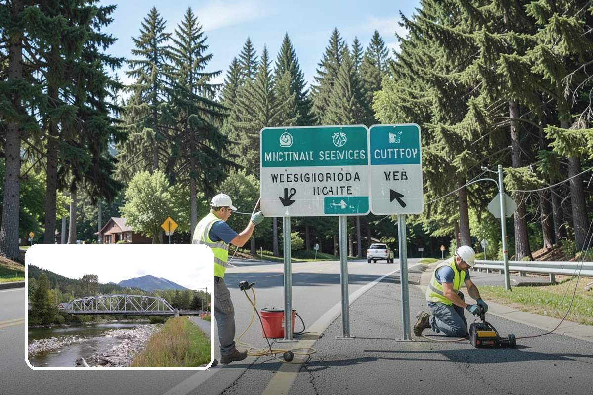 Municipal Sidewalk Cleaning in Skykomish, King County, WA - Surface cleaning removes slip hazards from gum and mildew