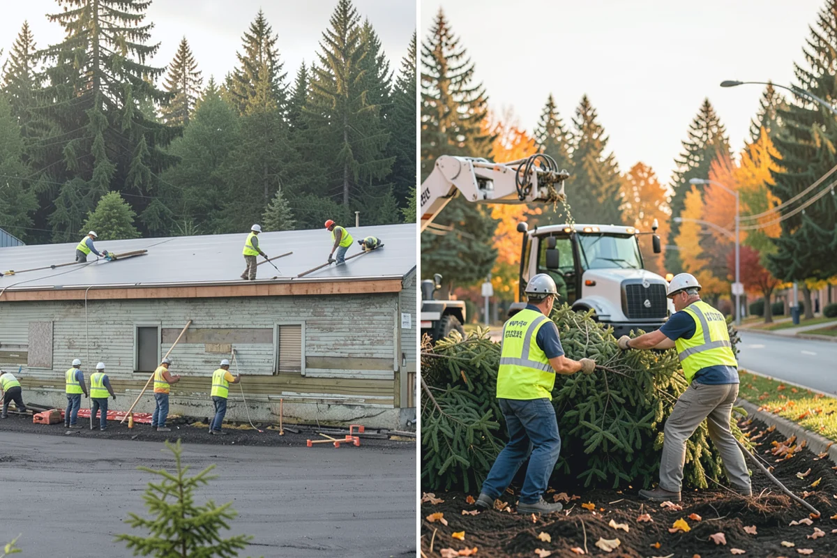 Municipal Sidewalk Cleaning in Skykomish, King County, WA - We map priority walk segments and confirm a cleaning route