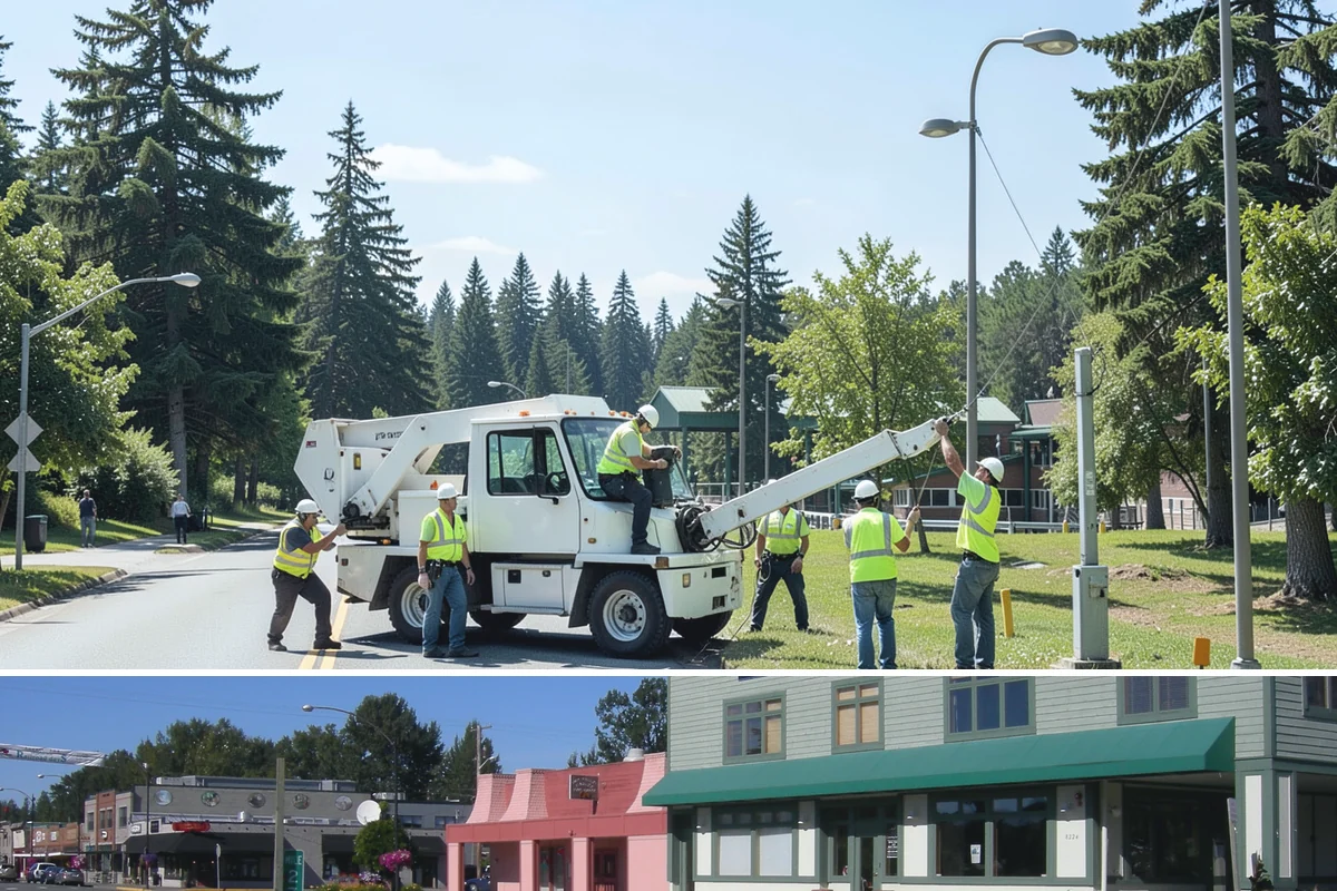 Municipal Sidewalk Cleaning in Snoqualmie, King County, WA - Washing is most effective in the dry spring-through-fall months, with pre-event cleaning scheduled ahead of festivals and peak...