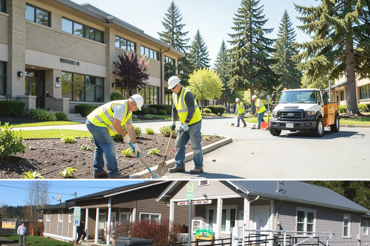 Municipal Sidewalk Cleaning in South Prairie, Pierce County, WA - Washing is most effective in the dry spring-through-fall months, with pre-event cleaning scheduled ahead of festivals and peak...