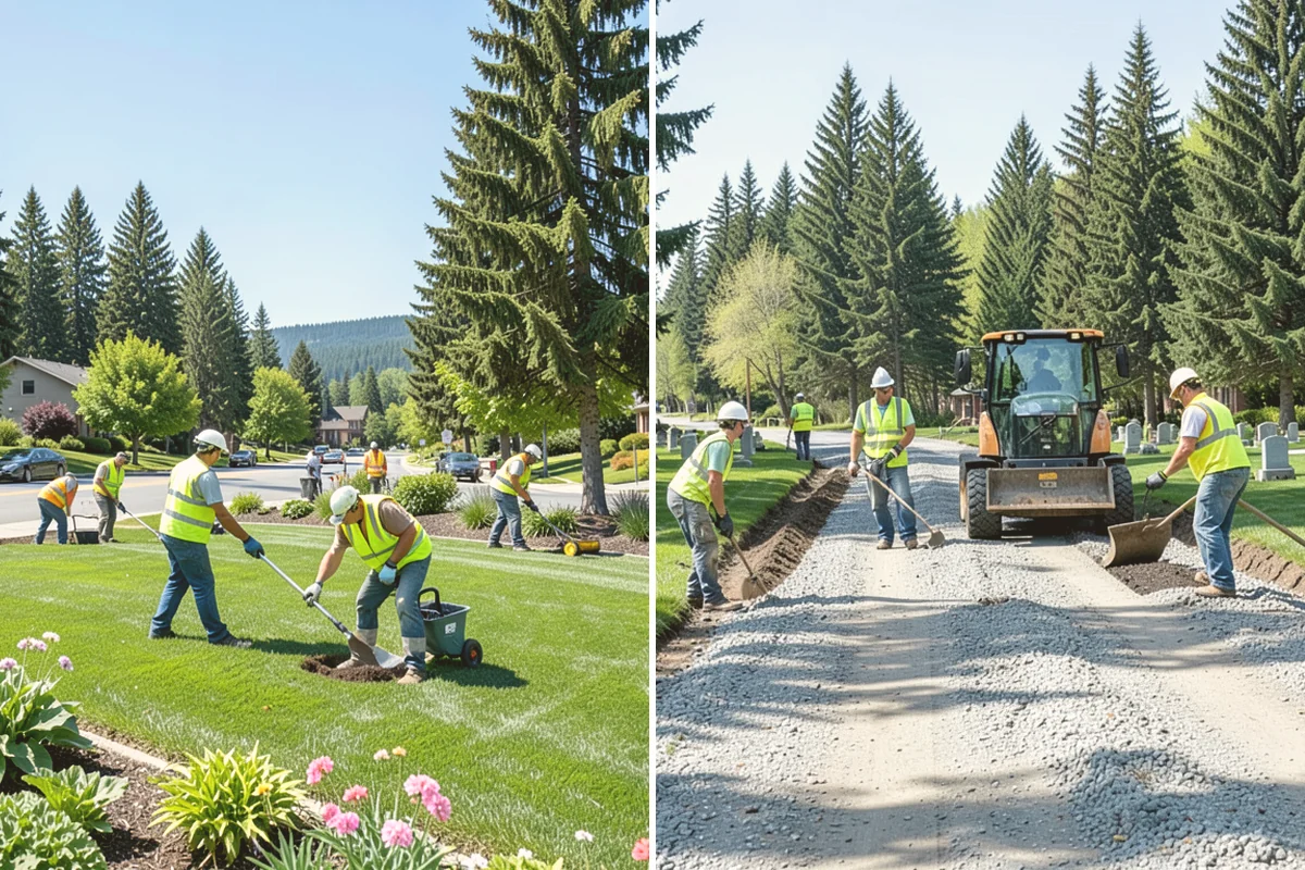 Municipal Sidewalk Cleaning in Stanwood, Snohomish County, WA - We map priority walk segments and confirm a cleaning route