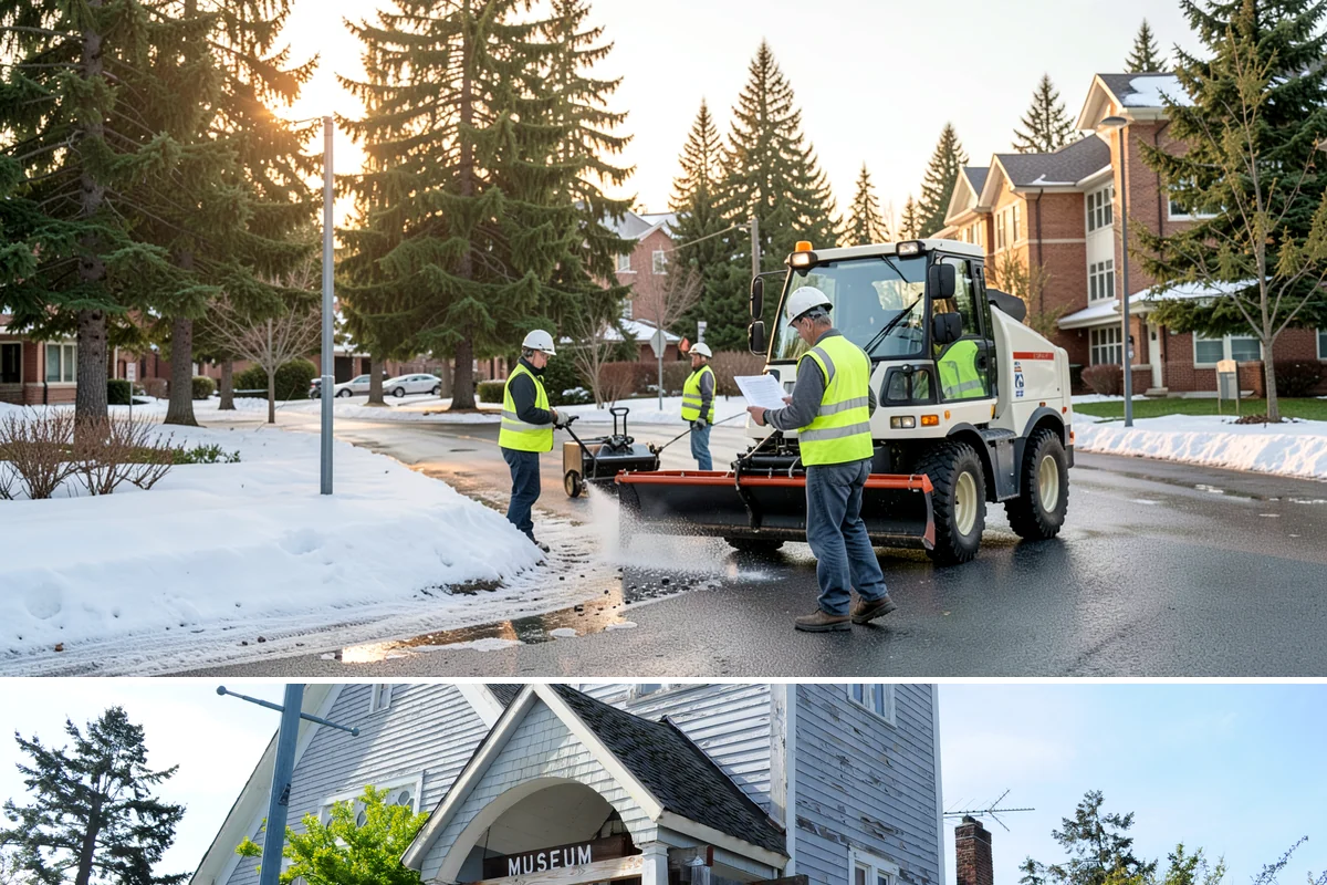 Municipal Sidewalk Cleaning in Steilacoom, Pierce County, WA - Washing is most effective in the dry spring-through-fall months, with pre-event cleaning scheduled ahead of festivals and peak...