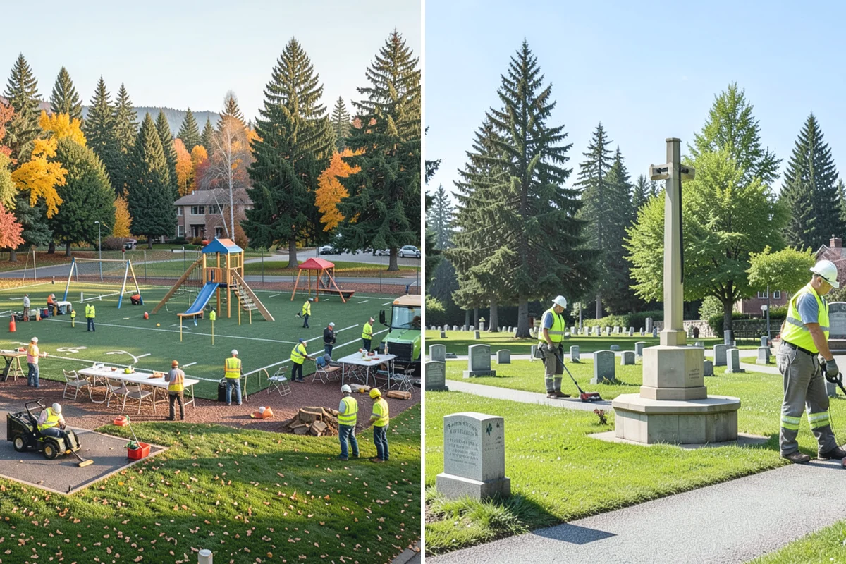 Municipal Sidewalk Cleaning in Sumner, Pierce County, WA - We map priority walk segments and confirm a cleaning route