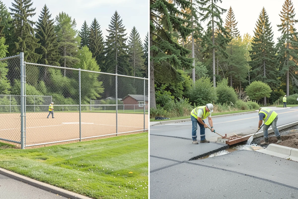 Municipal Sidewalk Cleaning in University Place, Pierce County, WA - We map priority walk segments and confirm a cleaning route