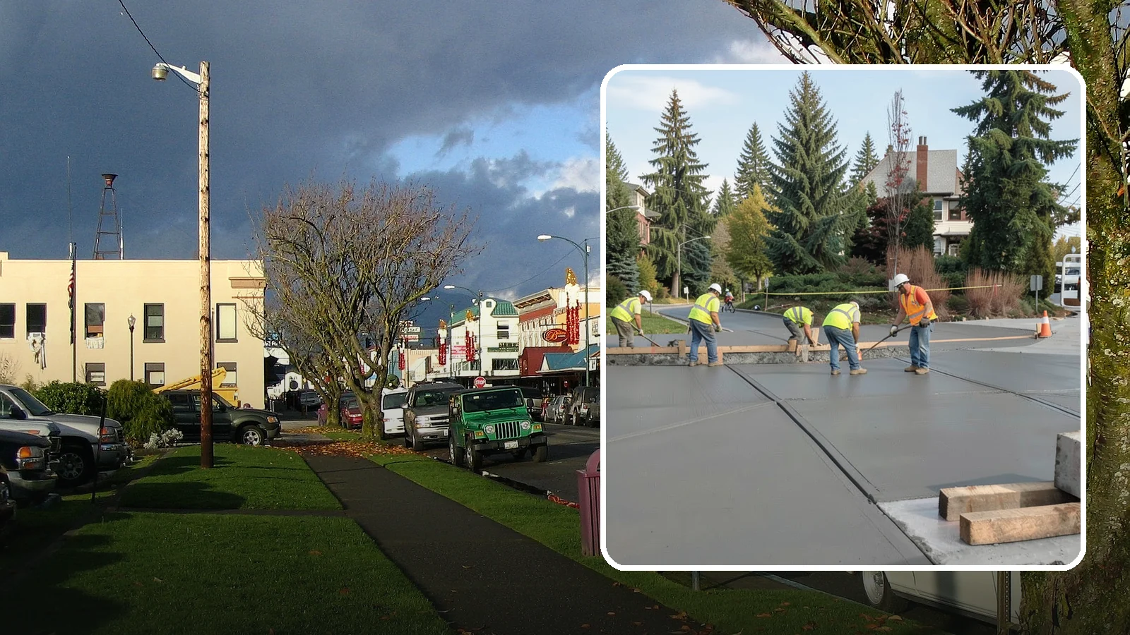 Municipal Sidewalk Construction in Arlington, Snohomish County, WA - Build new public sidewalk segments that close gaps in your pedestrian network and meet current accessibility standards.