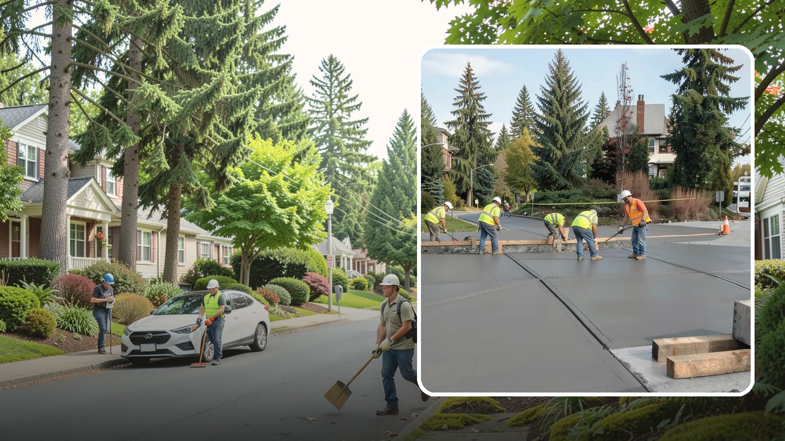 Municipal Sidewalk Construction in Beaux Arts Village, King County, WA - Build new public sidewalk segments that close gaps in your pedestrian network and meet current accessibility standards.