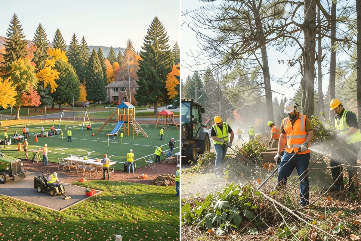 Municipal Sidewalk Construction in Bellevue, King County, WA - Survey, grade verification, and utility locate coordination
