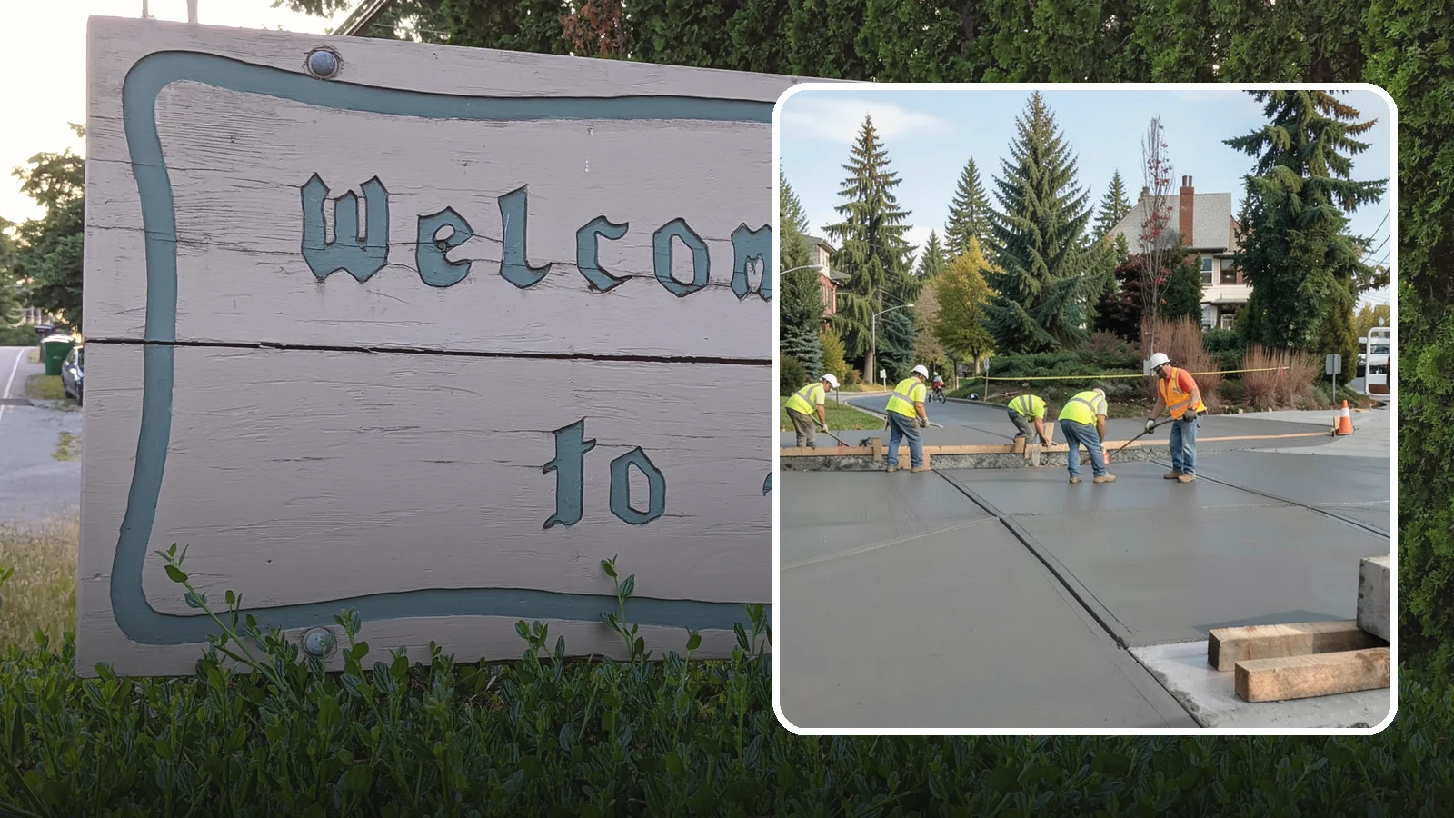 Municipal Sidewalk Construction in Brier, Snohomish County, WA - Build new public sidewalk segments that close gaps in your pedestrian network and meet current accessibility standards.