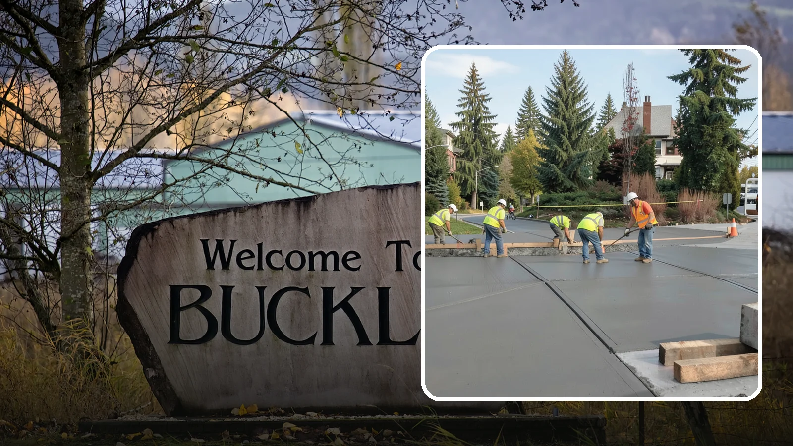 Municipal Sidewalk Construction in Buckley, Pierce County, WA - Build new public sidewalk segments that close gaps in your pedestrian network and meet current accessibility standards.