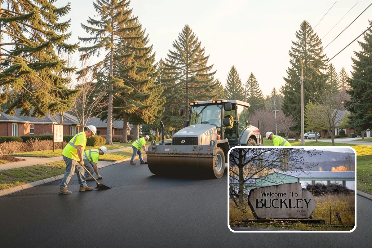 Municipal Sidewalk Construction in Buckley, Pierce County, WA - Closes pedestrian network gaps to support Complete Streets and Safe Routes funding